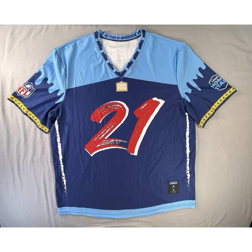 Lowes 100 Yr Jersey Shirt Blue Size XXL Soles by Sir Limited‎ Ed. All Over Print